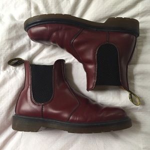 Doc Martens Red Chelsea boot